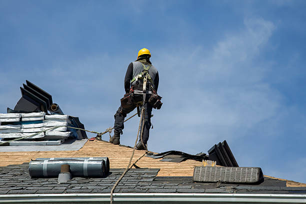 Professional Roof Replacement technician working in Maryus, VA